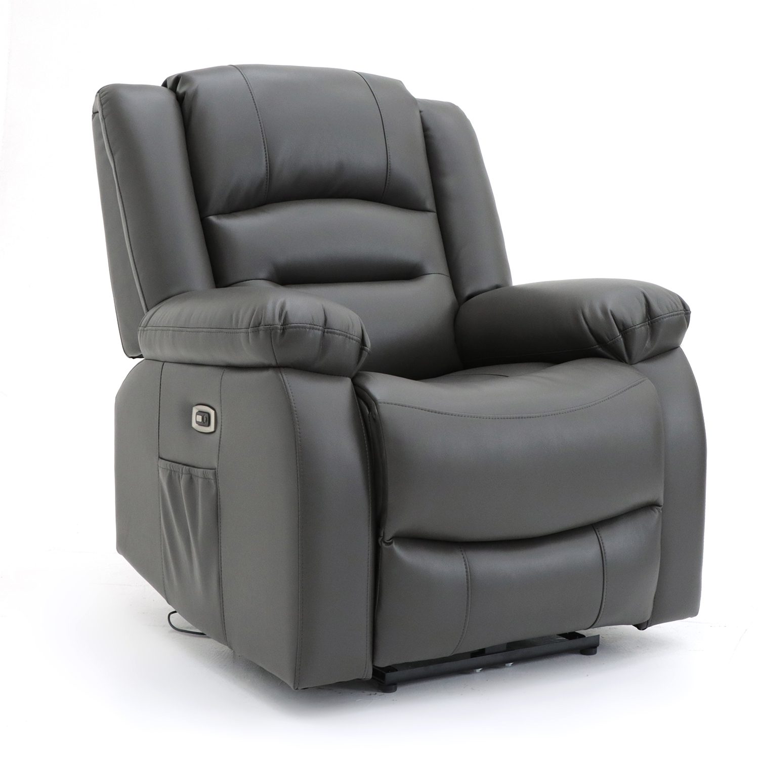 Alva Electric Recliner Sofa Grey Armchair