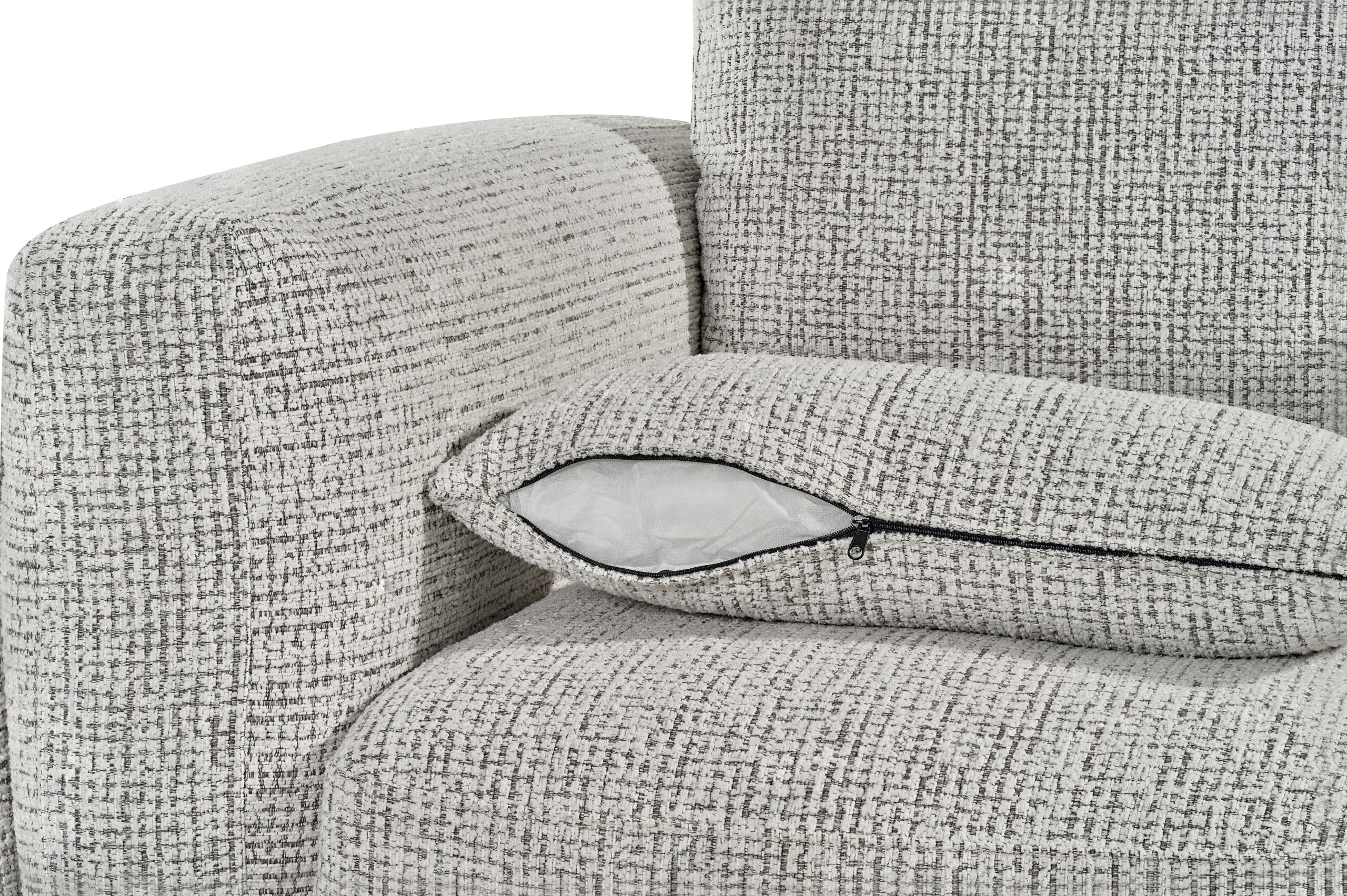 Bari Sofa Grey 3 Seater - Image 5